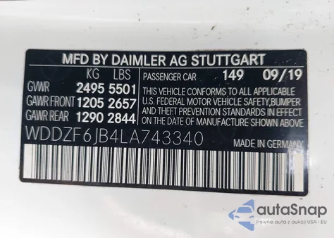 2020 Mercedes-Benz E 450 4Matic из США, поврежденный, VIN WDDZF6JB4LA743340